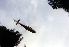 Elicottero in ricognizione